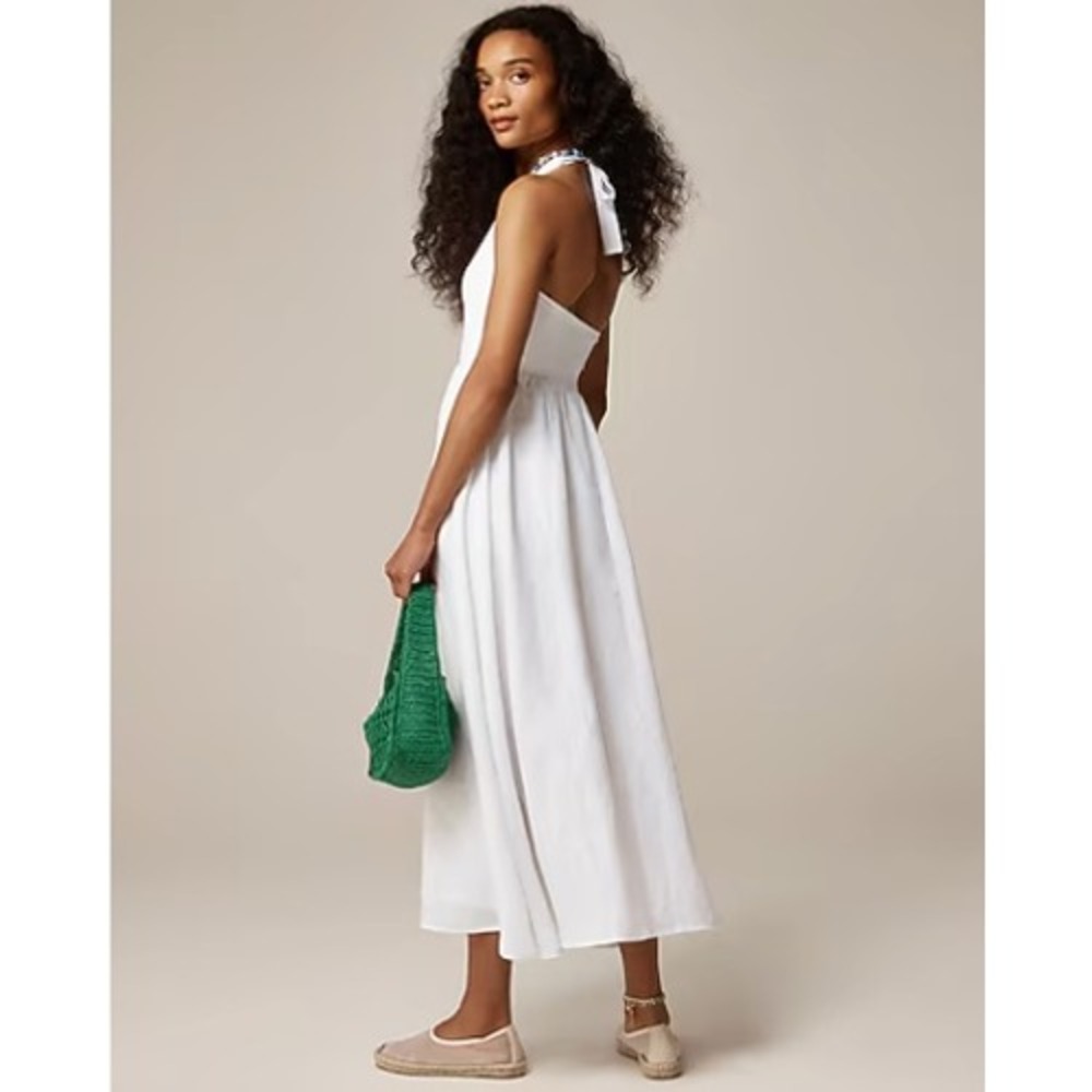J. Crew White Halter Maxi Dress - Picture 6 of 16